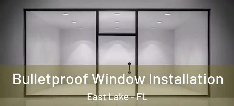  Bulletproof Window Installation East Lake - FL
