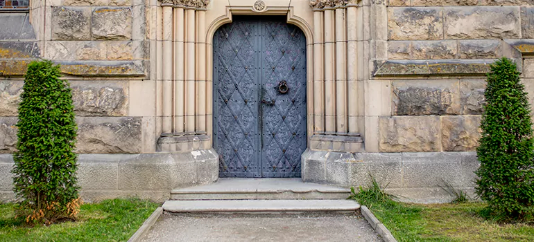 Traditional Double Front Doors in East Lake, FL