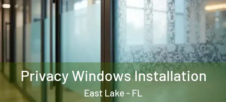 Privacy Windows Installation East Lake - FL